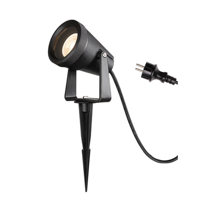 SLV SAMRINA SP single QPAR51, Outdoor Erdspiessleuchte schwarz