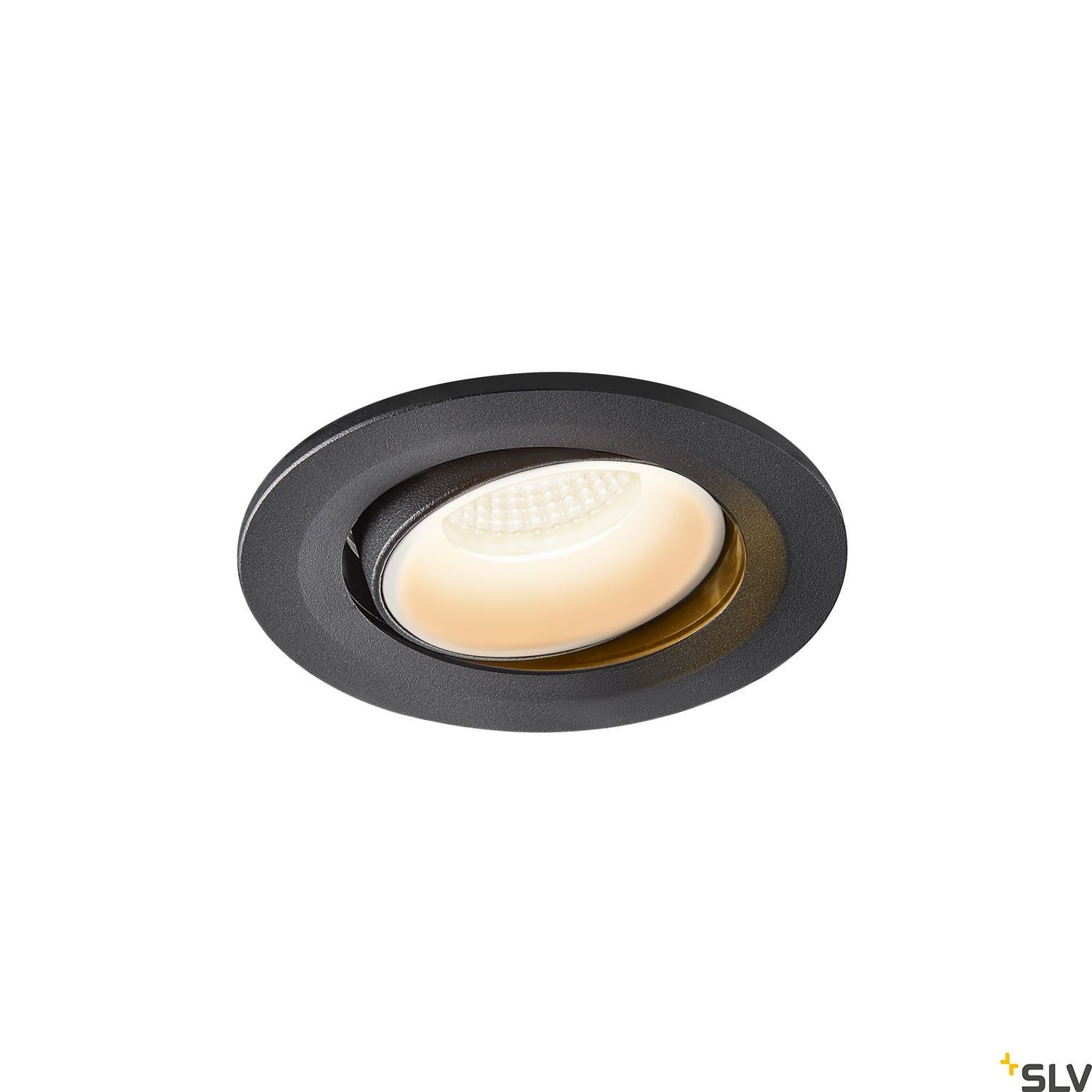 SLV NUMINOS® MOVE S, Deckeneinbauleuchte schwarz / weiß 2700K 20°