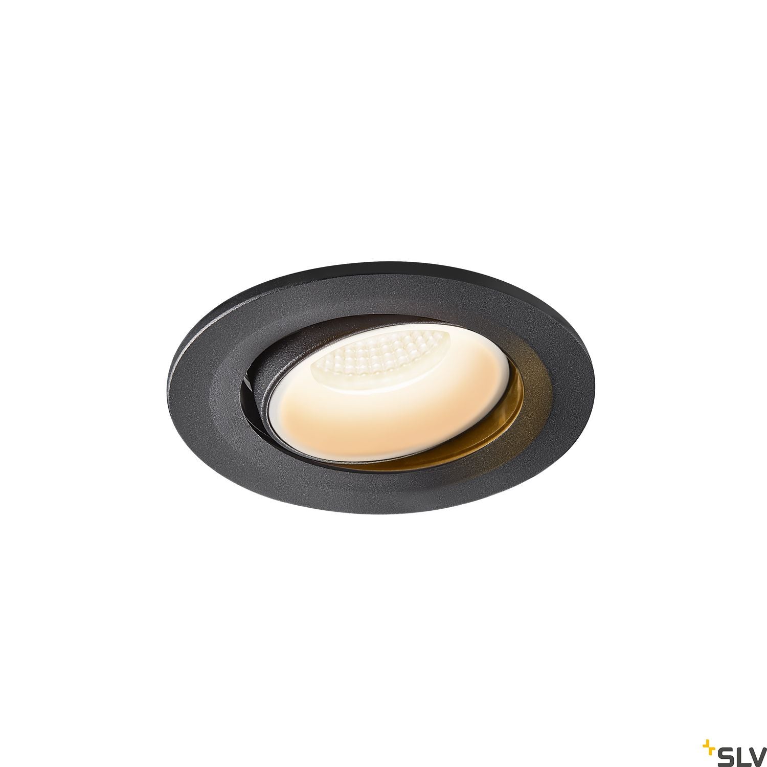 SLV NUMINOS® MOVE S, Deckeneinbauleuchte schwarz / weiß 2700K 20°