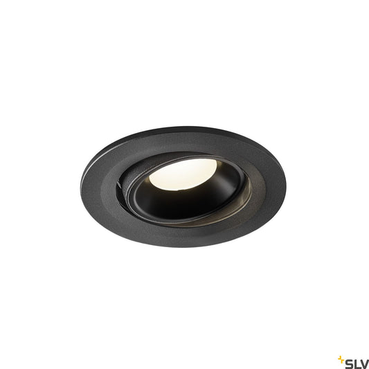 SLV NUMINOS® MOVE S, Deckeneinbauleuchte schwarz 4000K 55°