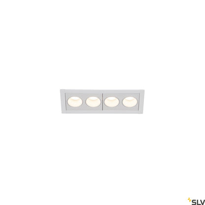 SLV MILANDOS 4, Deckeneinbauleuchte weiß 2700K 45°