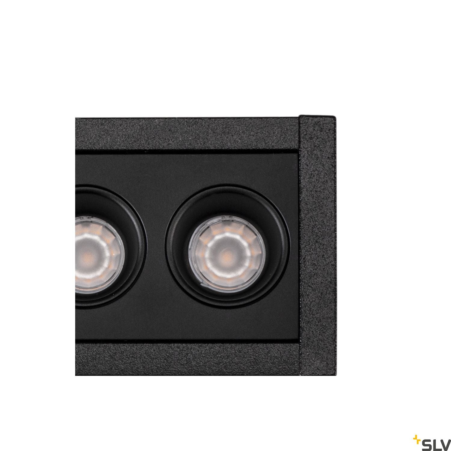 SLV MILANDOS 8, Deckeneinbauleuchte schwarz 3000K 45°