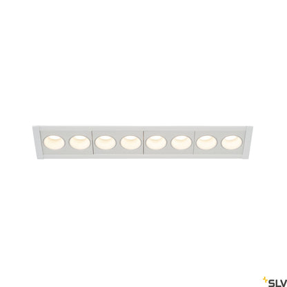 SLV MILANDOS 8, Deckeneinbauleuchte weiß 2700K 45°