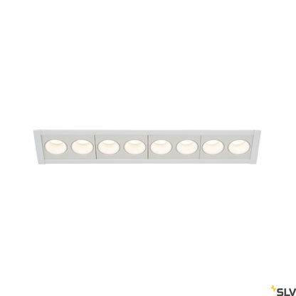 SLV MILANDOS 8, Deckeneinbauleuchte weiß 3000K 45°