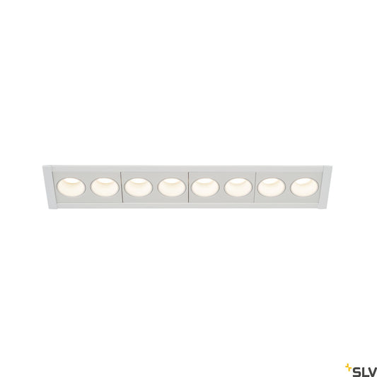SLV MILANDOS 8, Deckeneinbauleuchte weiß 3000K 45°
