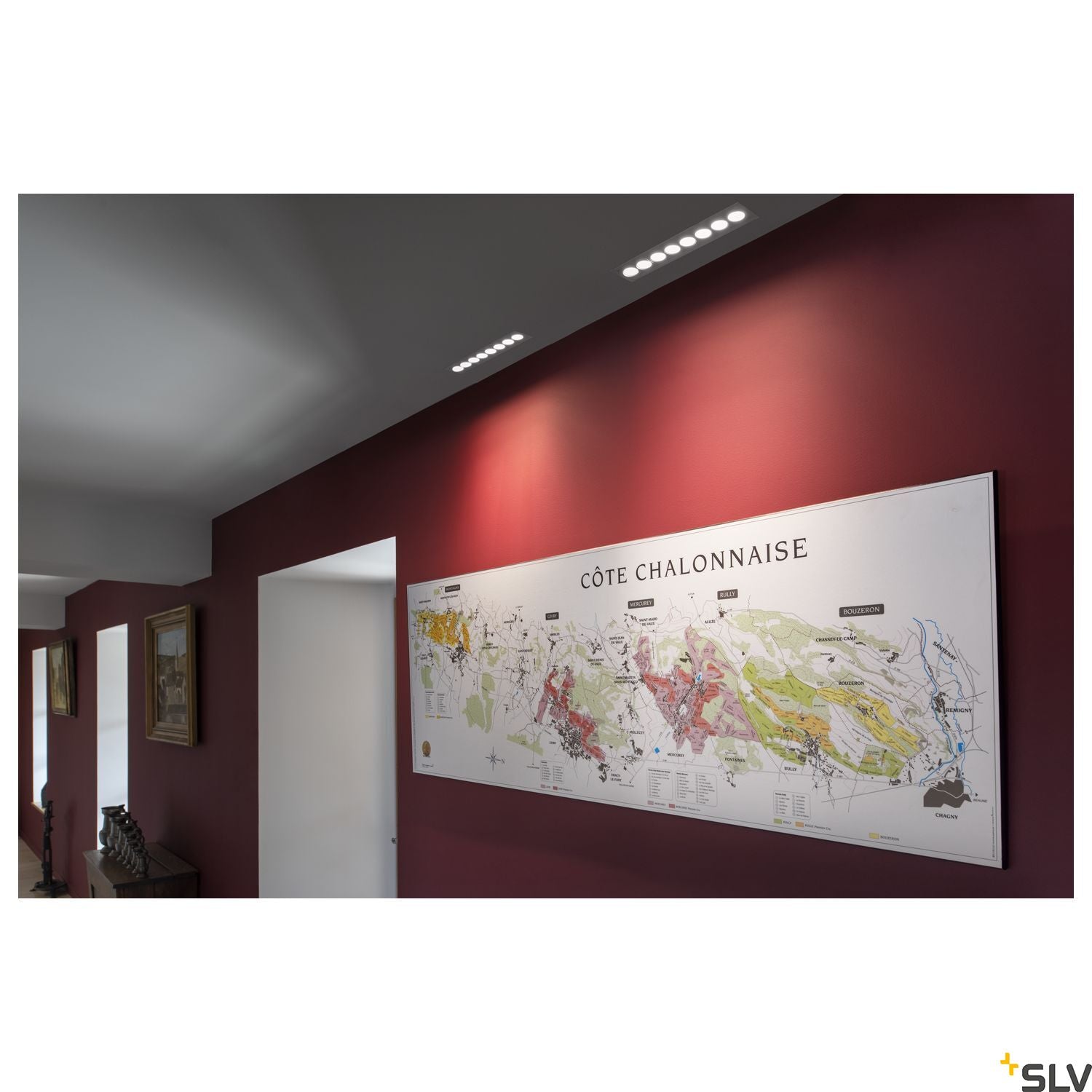 SLV MILANDOS 8, Deckeneinbauleuchte weiß 3000K 45°