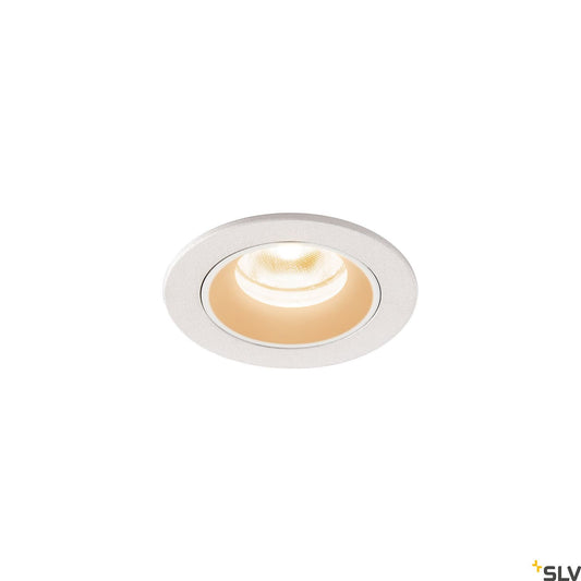 SLV NUMINOS® XS, Deckeneinbauleuchte weiß 2700K 20°