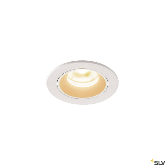 SLV NUMINOS® XS, Deckeneinbauleuchte weiß 3000K 20°