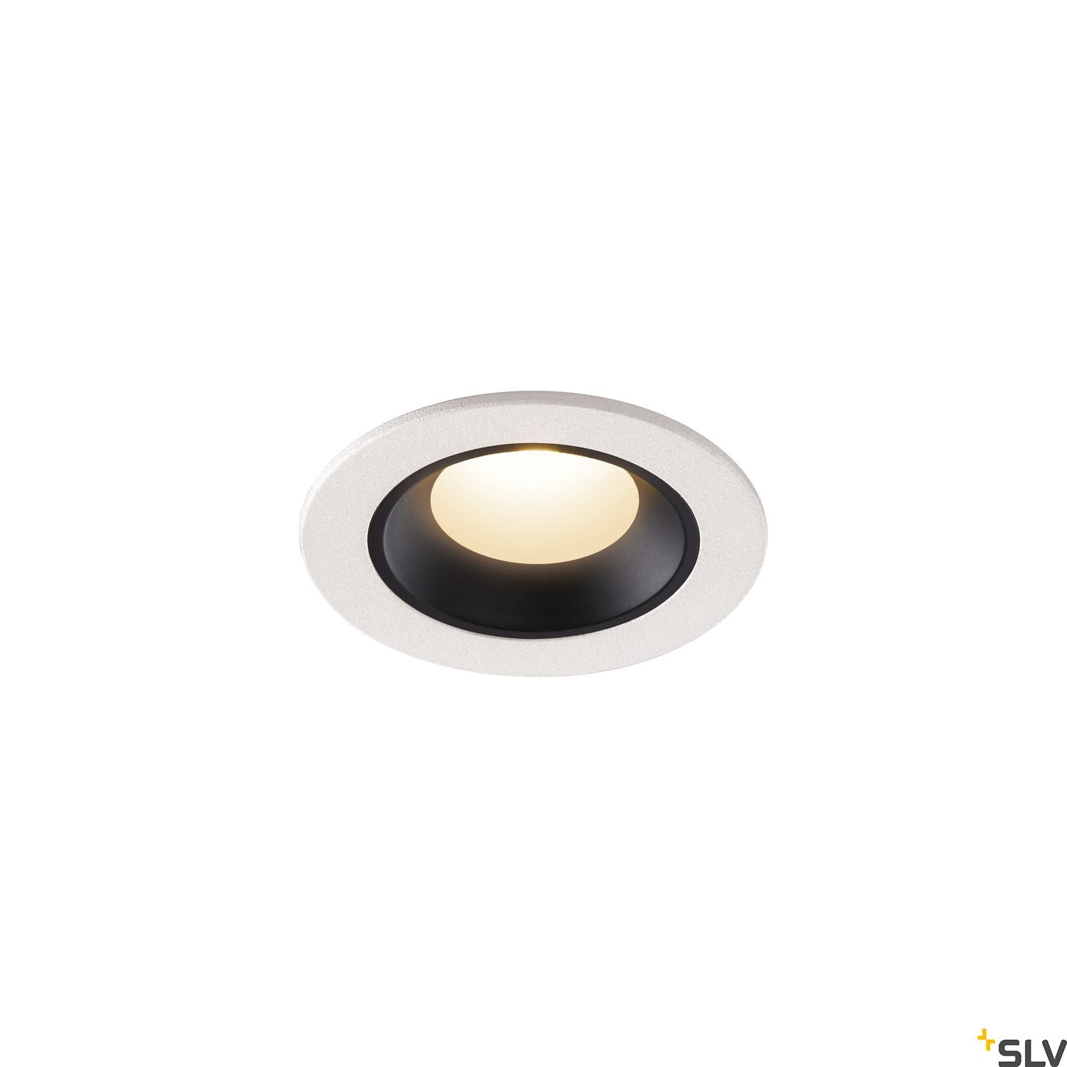 SLV NUMINOS® XS, Deckeneinbauleuchte weiß / schwarz 3000K 40°