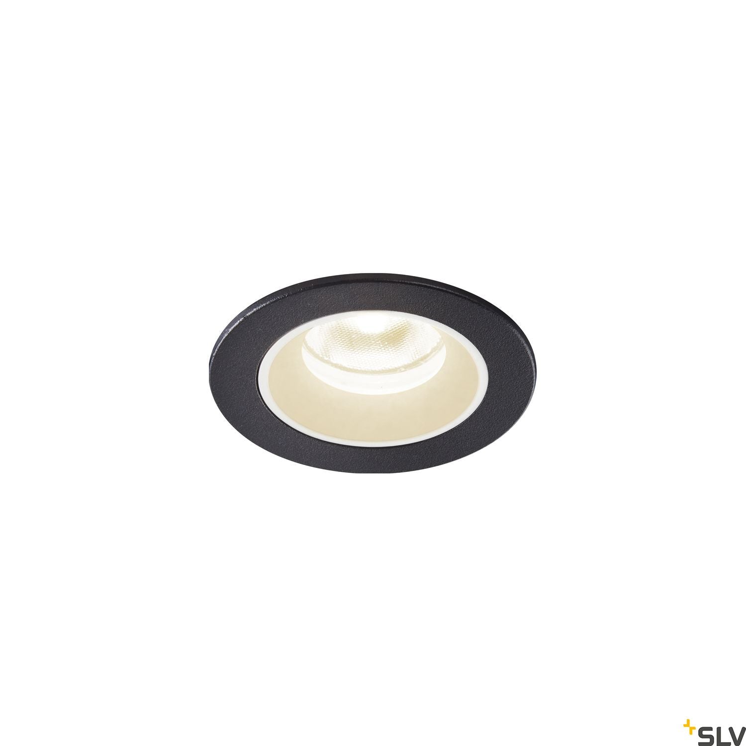 SLV NUMINOS® XS, Deckeneinbauleuchte schwarz / weiß 4000K 20°