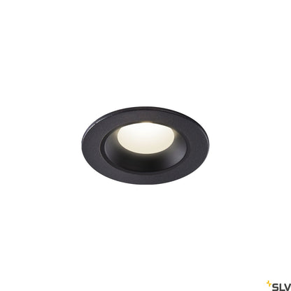 SLV NUMINOS® XS, Deckeneinbauleuchte schwarz 4000K 55°