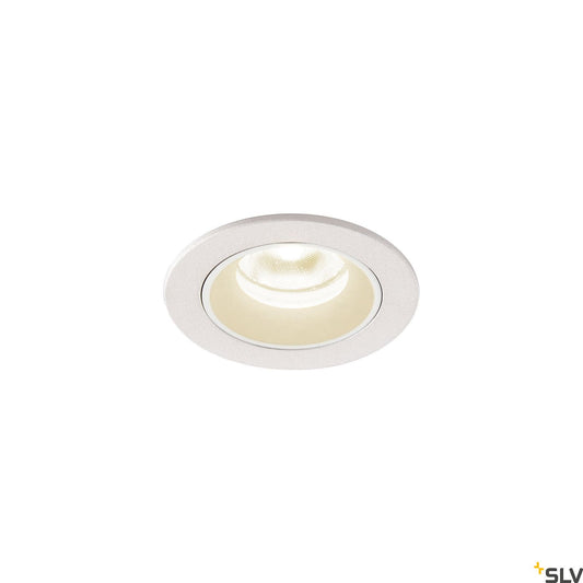 SLV NUMINOS® XS, Deckeneinbauleuchte weiß 4000K 20°