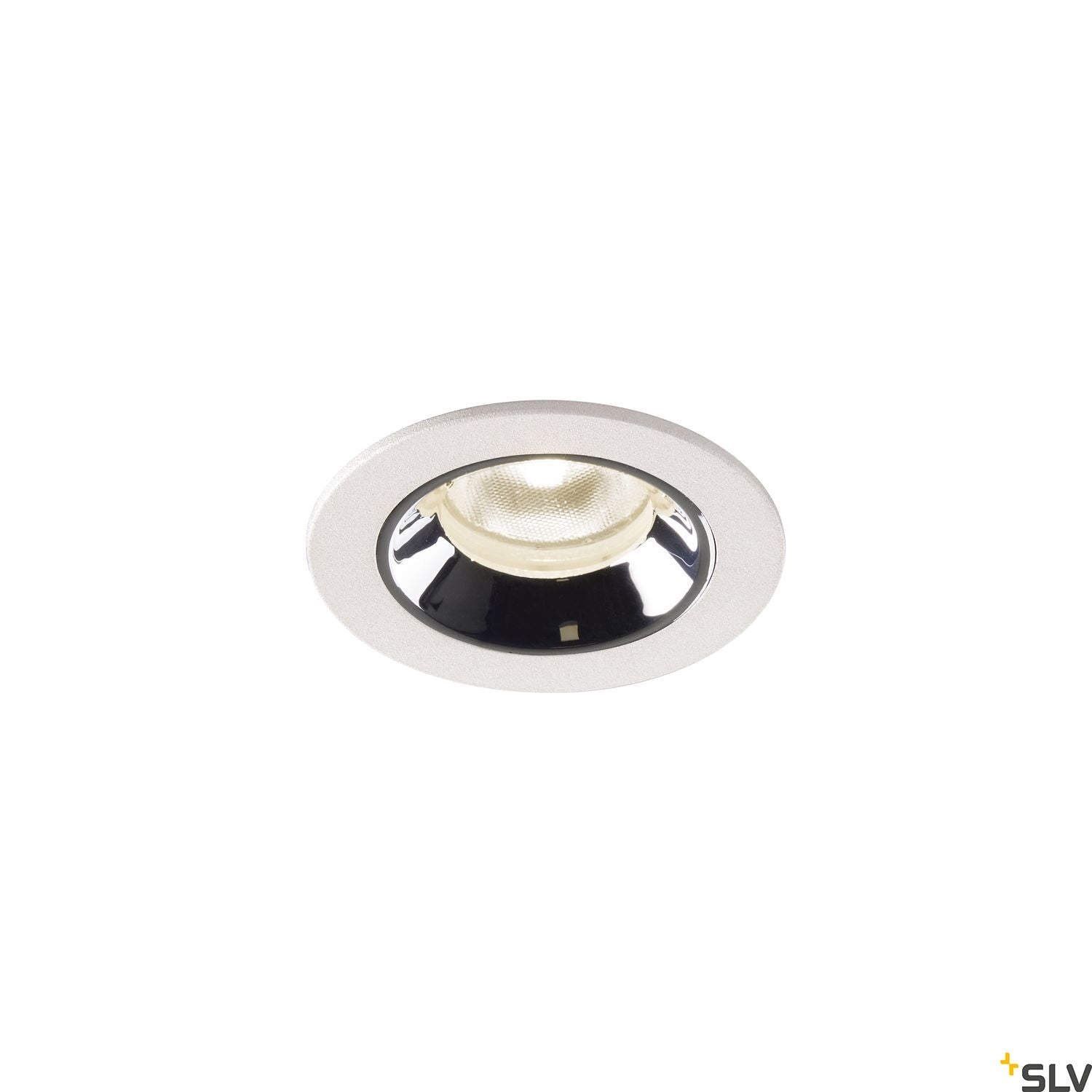 SLV NUMINOS® XS, Deckeneinbauleuchte weiß / chrom 4000K 20°
