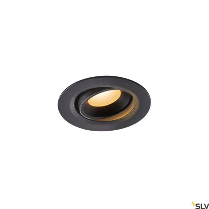 SLV NUMINOS® MOVE XS, Deckeneinbauleuchte schwarz 2700K 55°