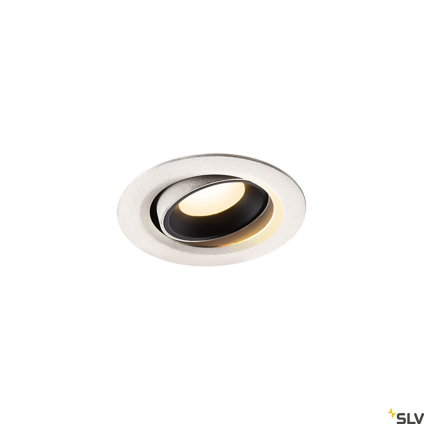 SLV NUMINOS® MOVE XS, Deckeneinbauleuchte weiß / schwarz 3000K 40°