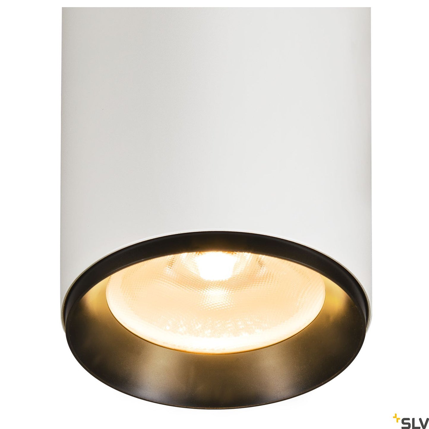 SLV NUMINOS® XL PHASE, Pendelleuchte weiß / schwarz 36W 2700K 24°