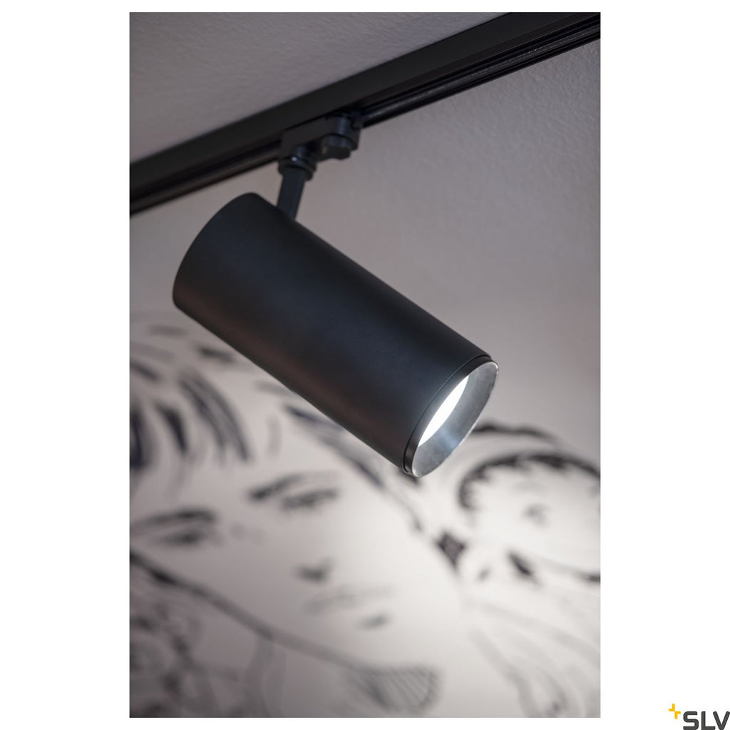 SLV NUMINOS® XL PHASE, 3 Phasen Spot schwarz 36W 4000K 60°
