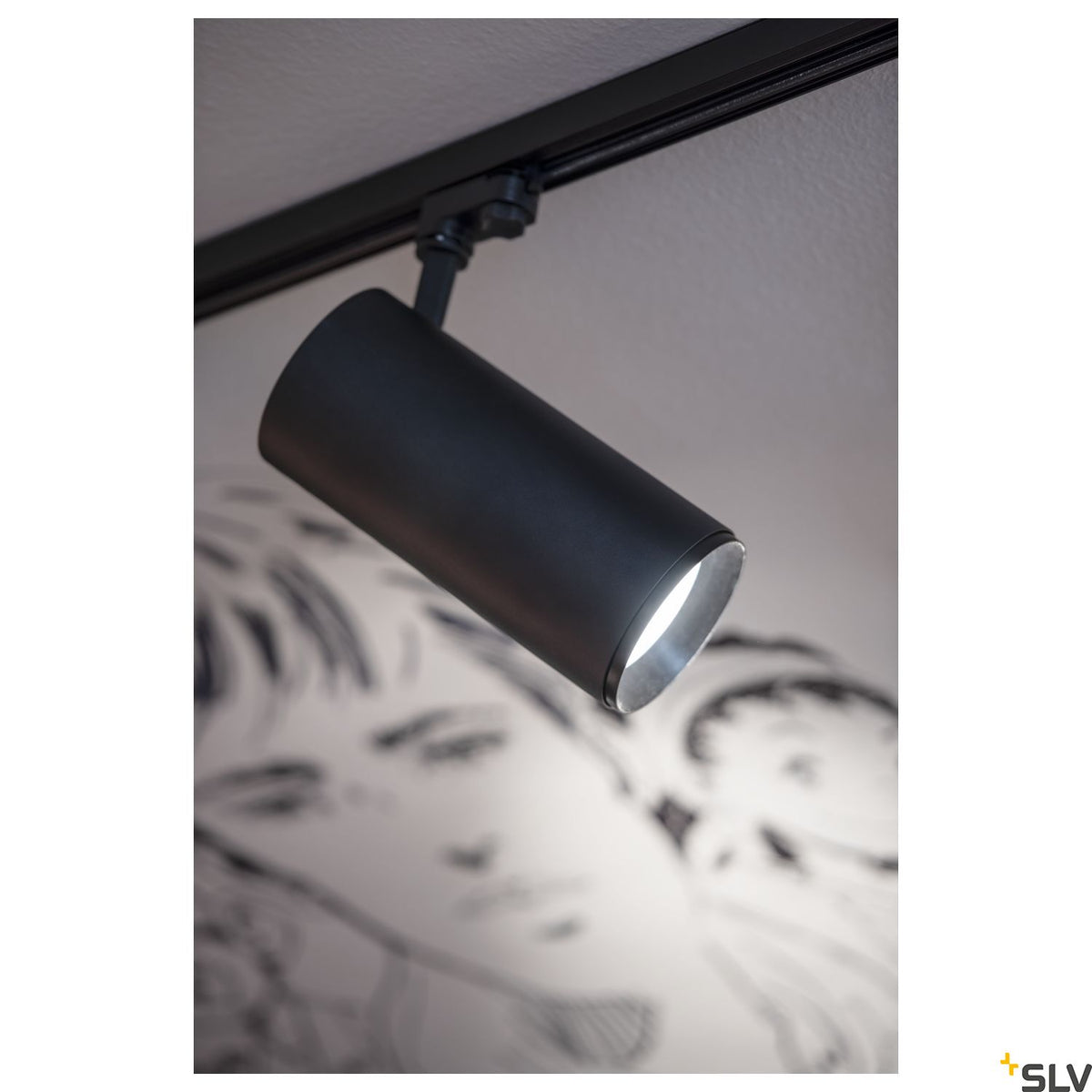 SLV NUMINOS® XL PHASE, 3 Phasen Spot schwarz 36W 4000K 60°