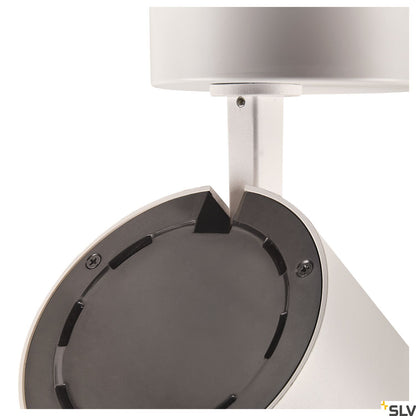SLV NUMINOS® SPOT DALI XL, Deckenaufbauleuchte weiß / schwarz 36W 2700K 60°