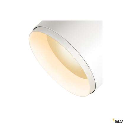 SLV NUMINOS® SPOT DALI XL, Deckenaufbauleuchte weiß / schwarz 36W 3000K 36°