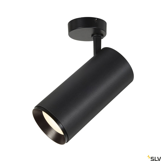 SLV NUMINOS® SPOT DALI XL, Deckenaufbauleuchte schwarz 36W 4000K 60°