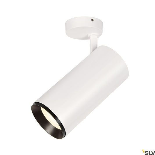 SLV NUMINOS® SPOT DALI XL, Deckenaufbauleuchte weiß / schwarz 36W 4000K 36°