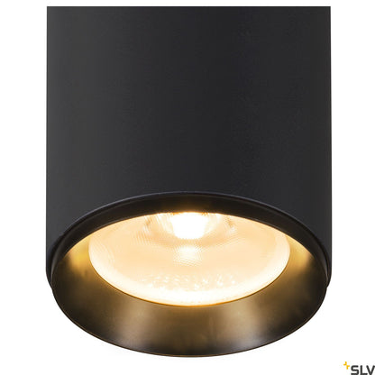 SLV NUMINOS® DALI XL, Deckenaufbauleuchte schwarz 36W 2700K 60°