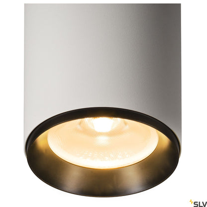 SLV NUMINOS® DALI XL, Deckenaufbauleuchte weiß / schwarz 36W 2700K 60°