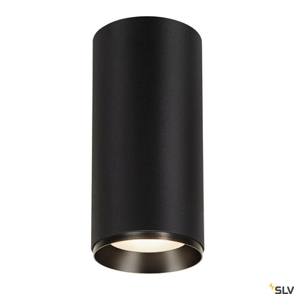 SLV NUMINOS® DALI XL, Deckenaufbauleuchte schwarz 36W 4000K 60°