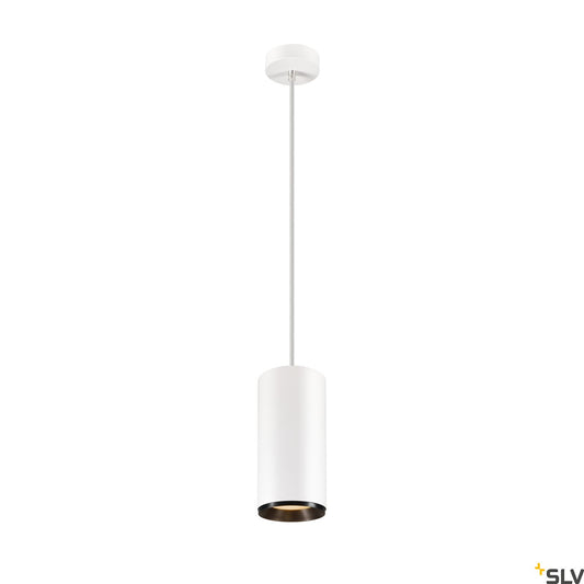 SLV NUMINOS® DALI XL, Pendelleuchte weiß / schwarz 36W 2700K 36°