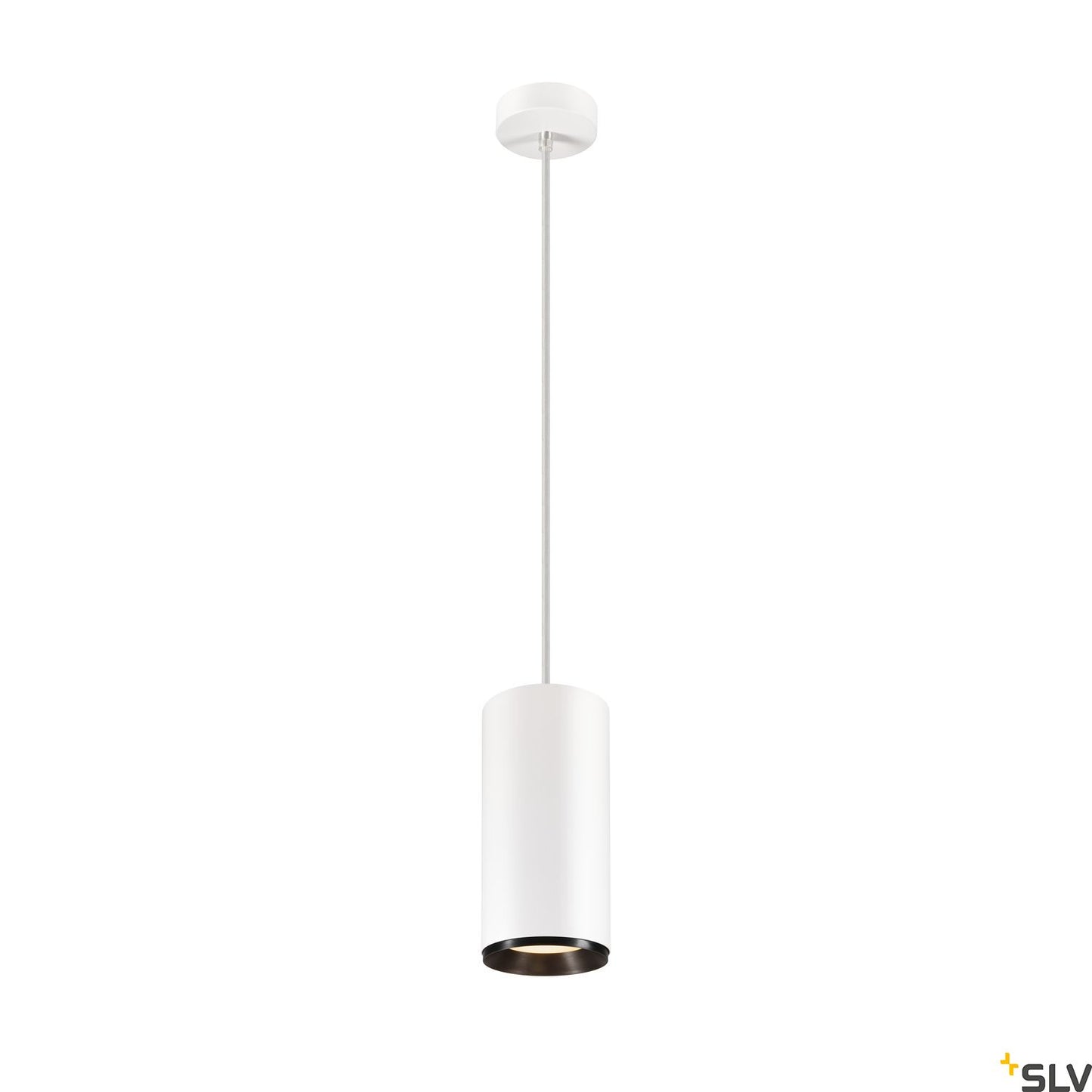 SLV NUMINOS® DALI XL, Pendelleuchte weiß / schwarz 36W 3000K 36°