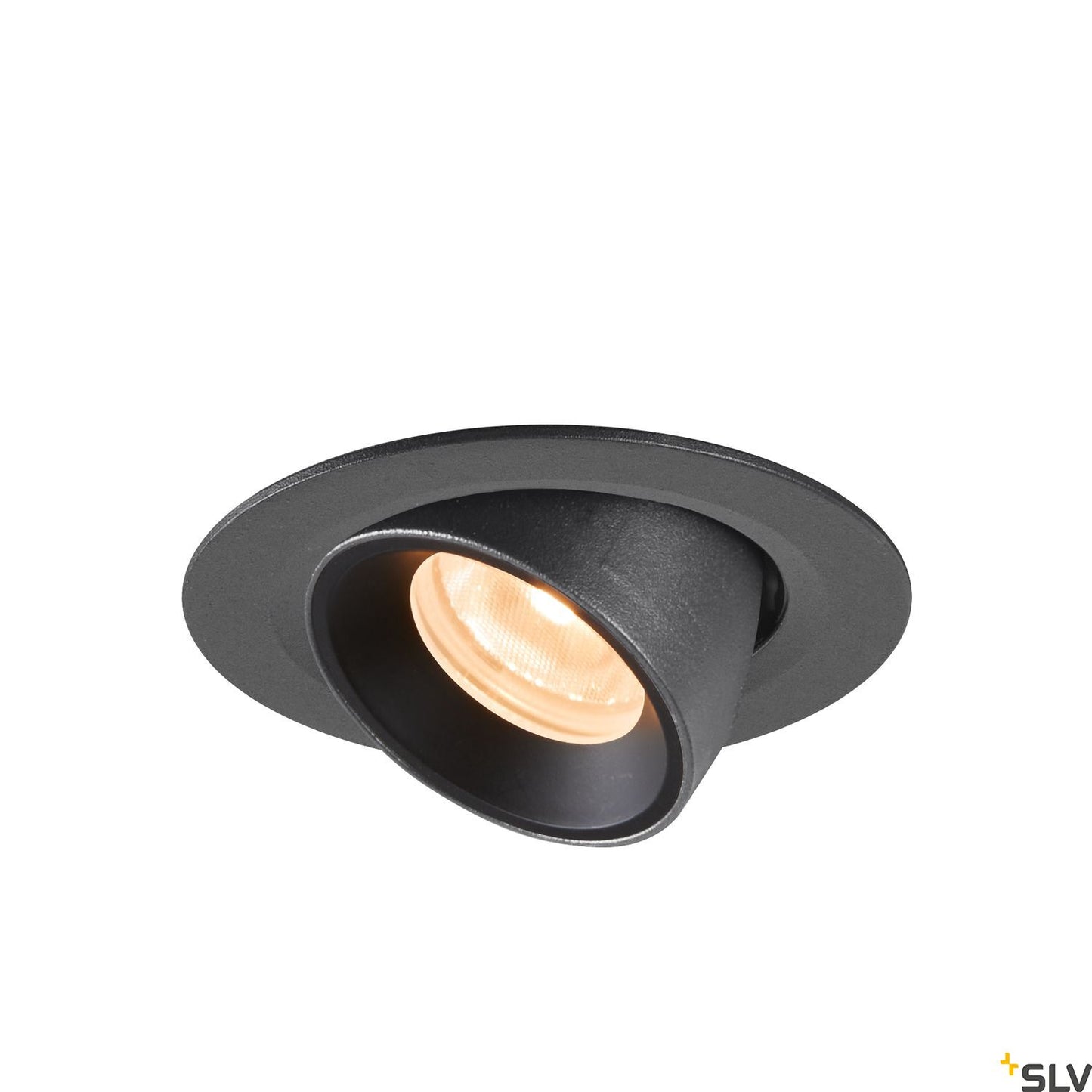 SLV NUMINOS® GIMBLE XS, Deckeneinbauleuchte schwarz 2700K 40°