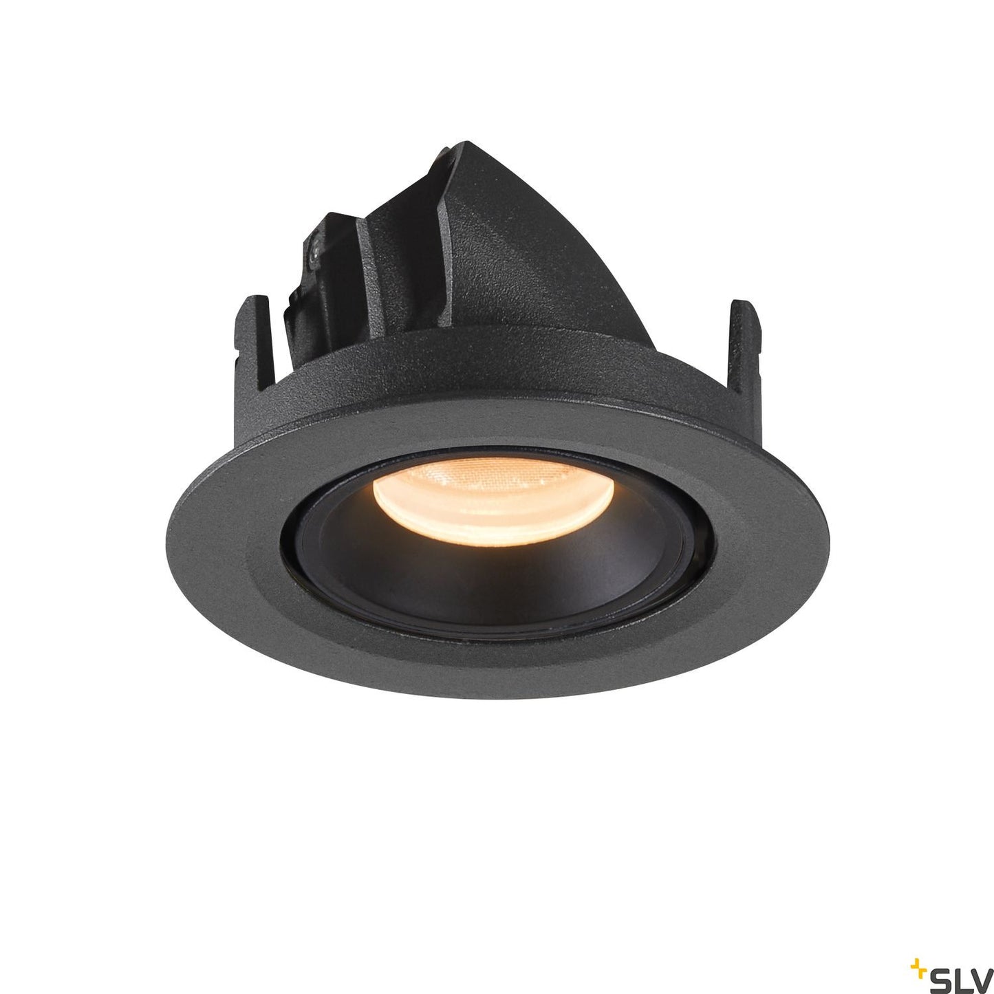 SLV NUMINOS® GIMBLE XS, Deckeneinbauleuchte schwarz 2700K 40°