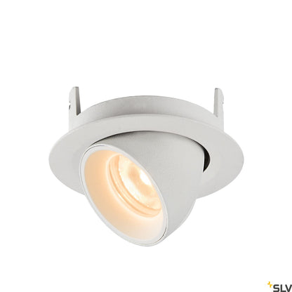 SLV NUMINOS® GIMBLE XS, Deckeneinbauleuchte weiß 2700K 55°