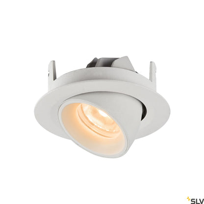 SLV NUMINOS® GIMBLE XS, Deckeneinbauleuchte weiß 2700K 55°