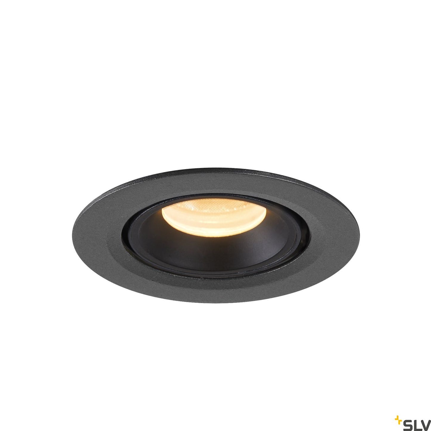 SLV NUMINOS® GIMBLE XS, Deckeneinbauleuchte schwarz 3000K 20°