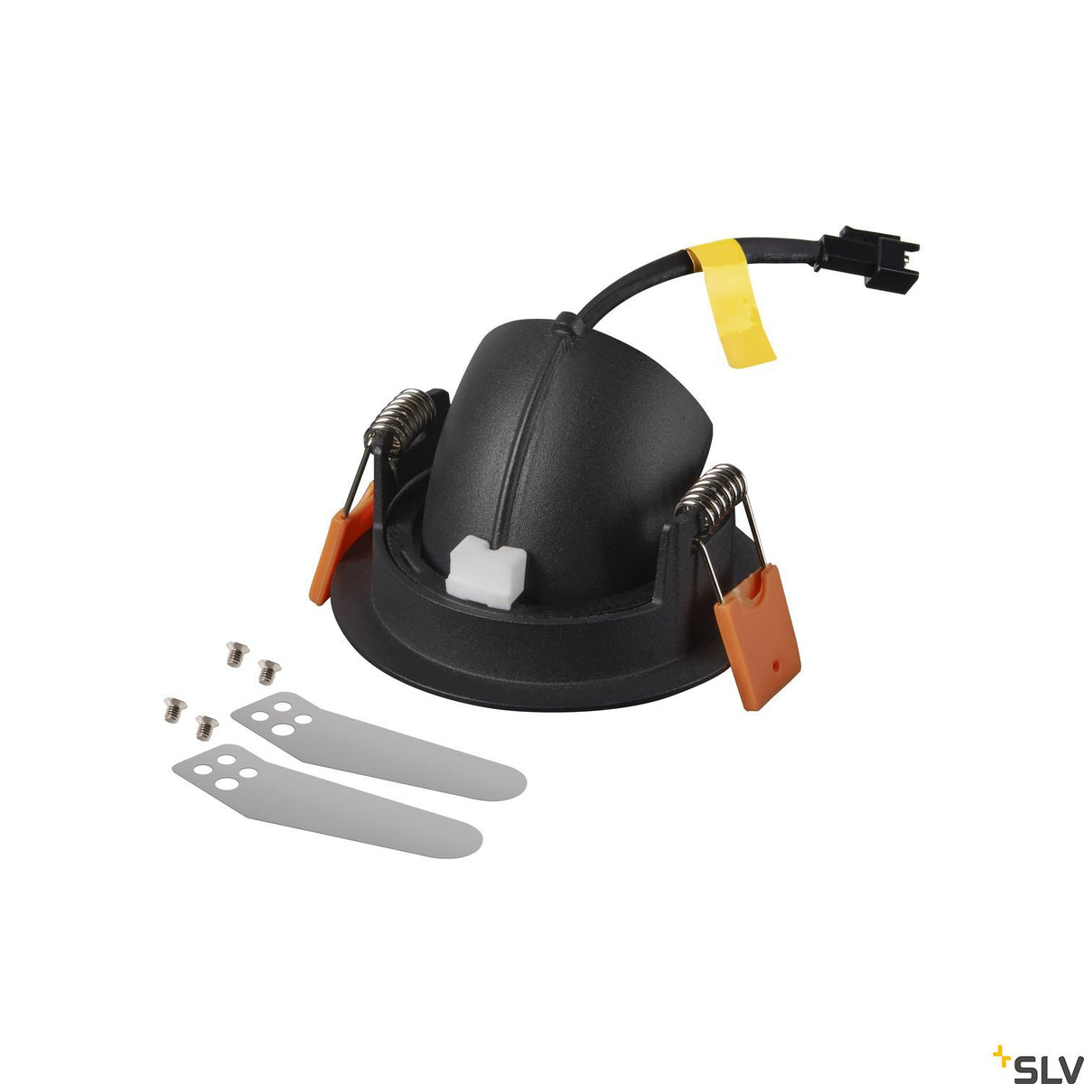 SLV NUMINOS® GIMBLE XS, Deckeneinbauleuchte schwarz / chrom 4000K 55°