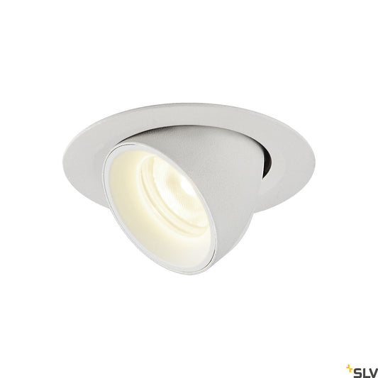 SLV NUMINOS® GIMBLE XS, Deckeneinbauleuchte weiß 4000K 40°