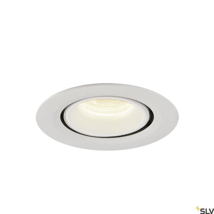 SLV NUMINOS® GIMBLE XS, Deckeneinbauleuchte weiß 4000K 40°