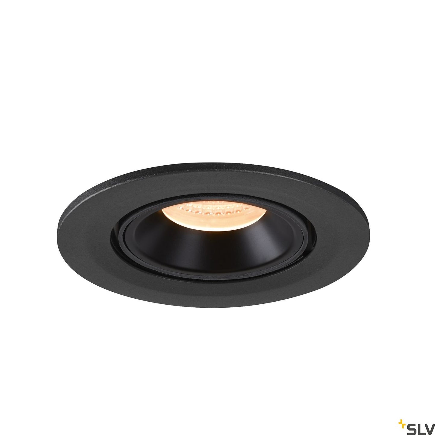 SLV NUMINOS® GIMBLE S, Deckeneinbauleuchte schwarz 2700K 40°