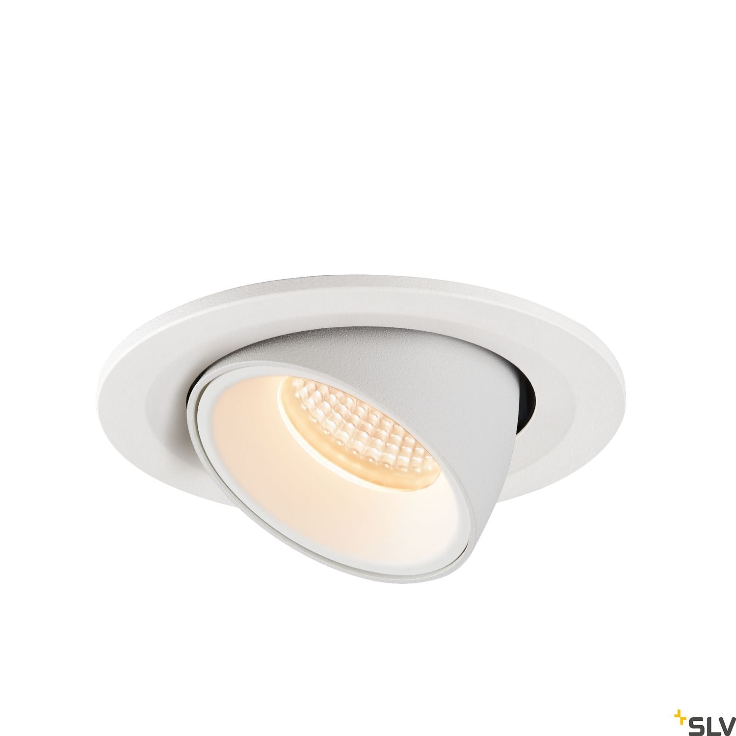 SLV NUMINOS® GIMBLE S, Deckeneinbauleuchte weiß 2700K 20°