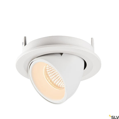 SLV NUMINOS® GIMBLE S, Deckeneinbauleuchte weiß 2700K 55°