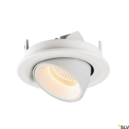 SLV NUMINOS® GIMBLE S, Deckeneinbauleuchte weiß 2700K 55°