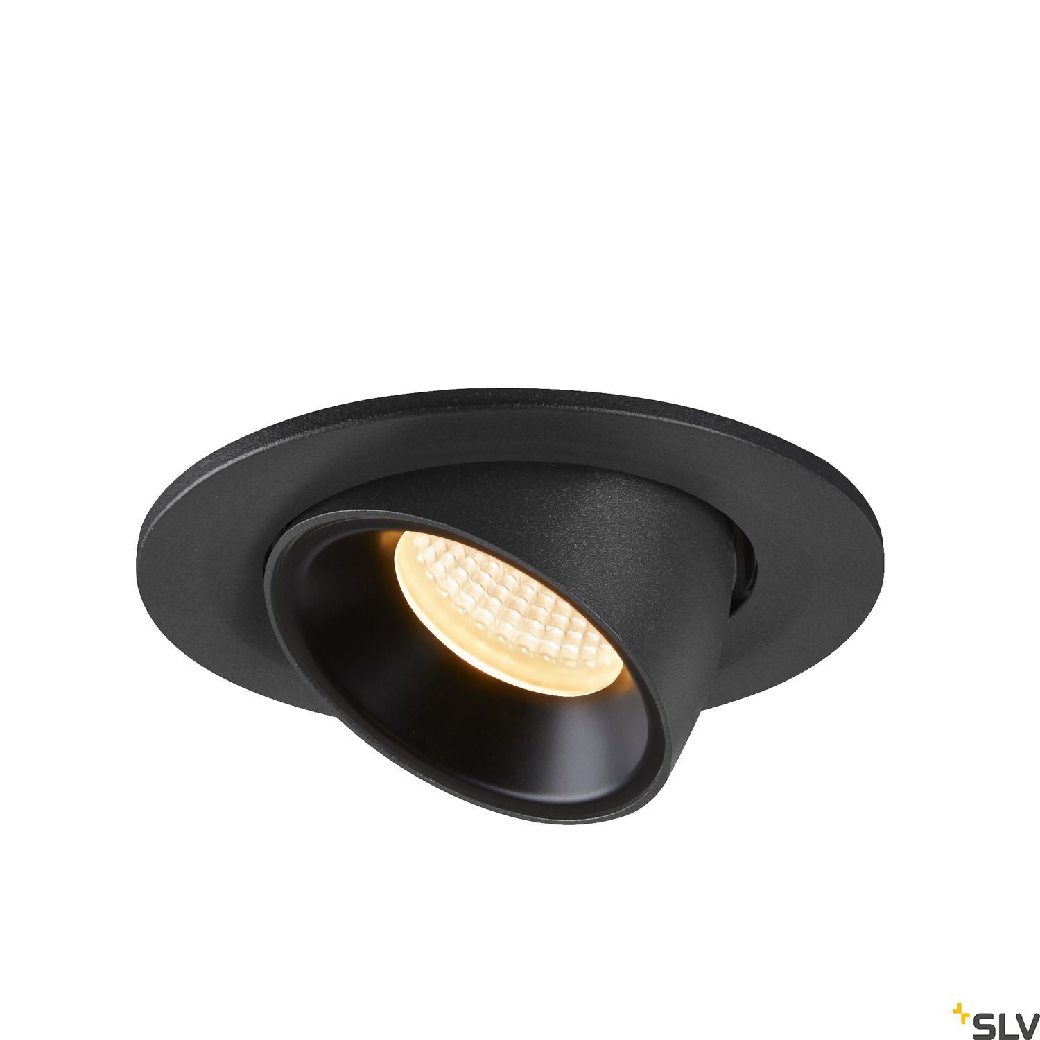 SLV NUMINOS® GIMBLE S, Deckeneinbauleuchte schwarz 3000K 20°