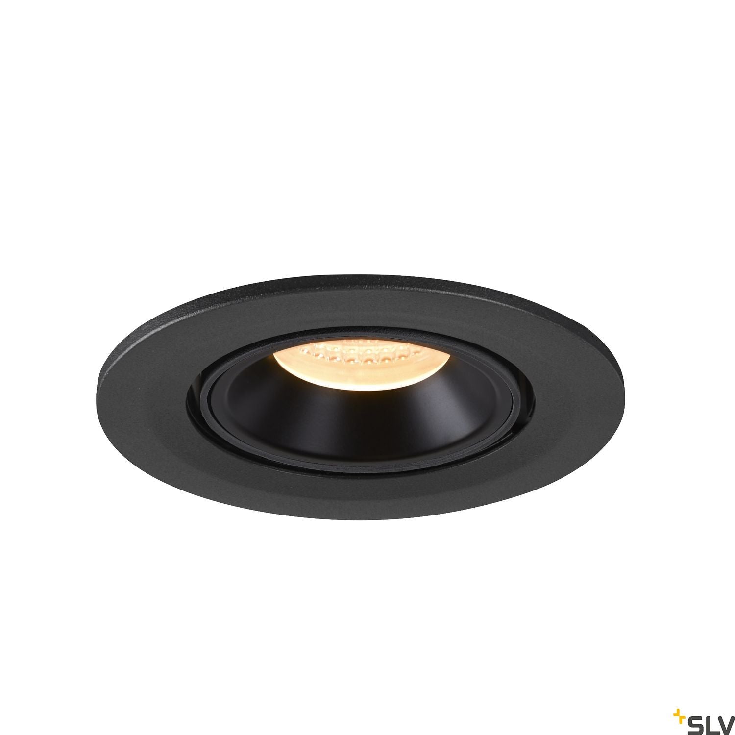 SLV NUMINOS® GIMBLE S, Deckeneinbauleuchte schwarz 3000K 20°