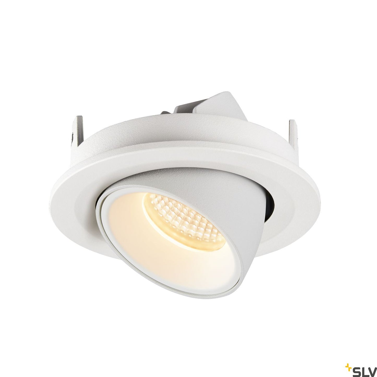 SLV NUMINOS® GIMBLE S, Deckeneinbauleuchte weiß 3000K 20°