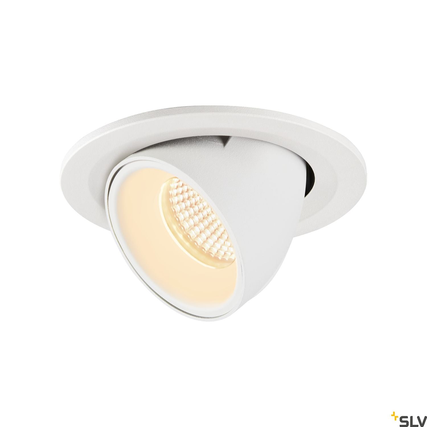 SLV NUMINOS® GIMBLE S, Deckeneinbauleuchte weiß 3000K 40°