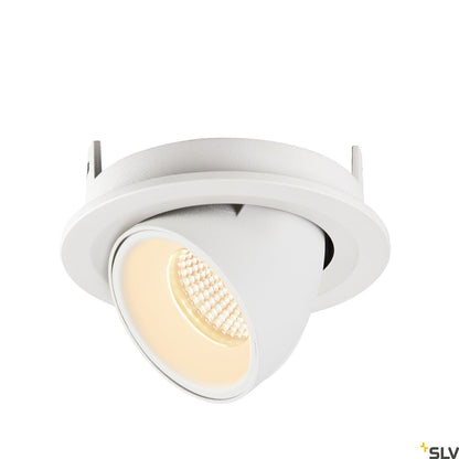 SLV NUMINOS® GIMBLE S, Deckeneinbauleuchte weiß 3000K 40°