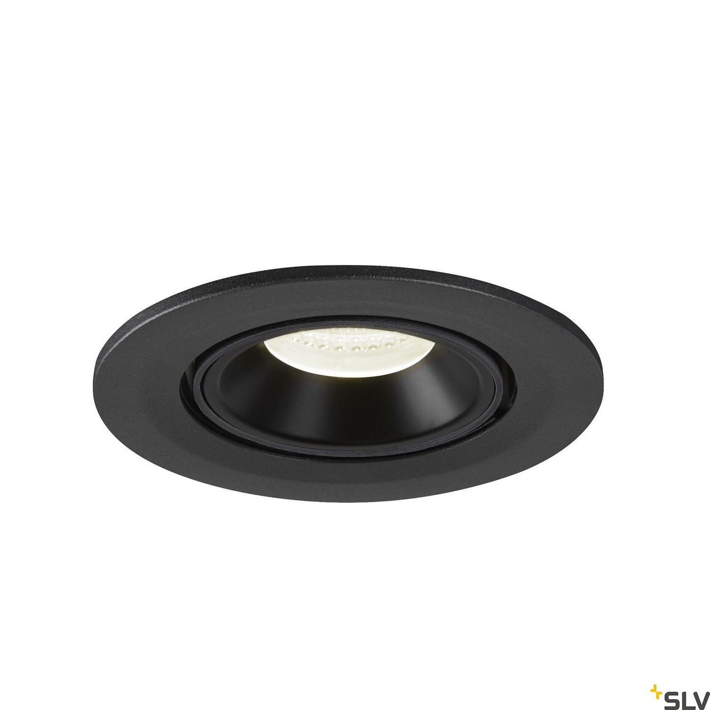 SLV NUMINOS® GIMBLE S, Deckeneinbauleuchte schwarz 4000K 55°