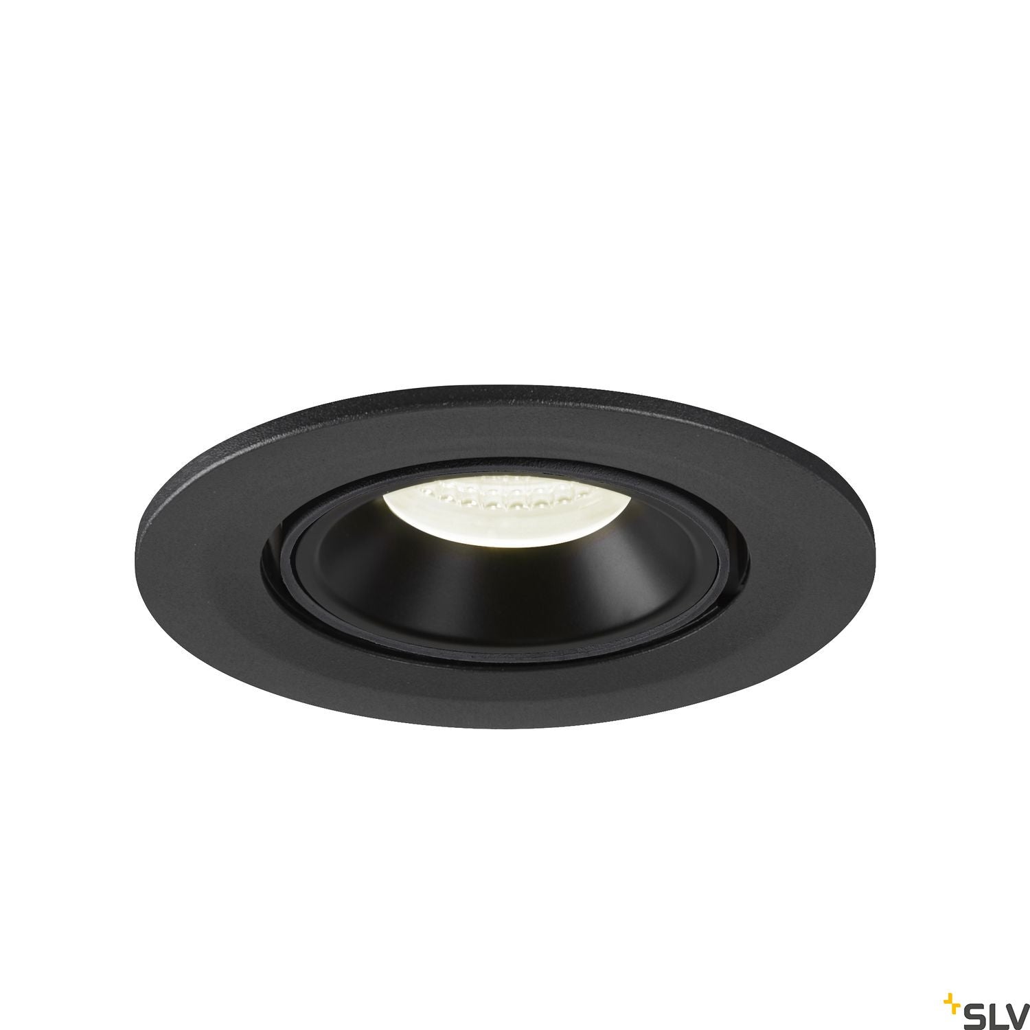 SLV NUMINOS® GIMBLE S, Deckeneinbauleuchte schwarz 4000K 55°